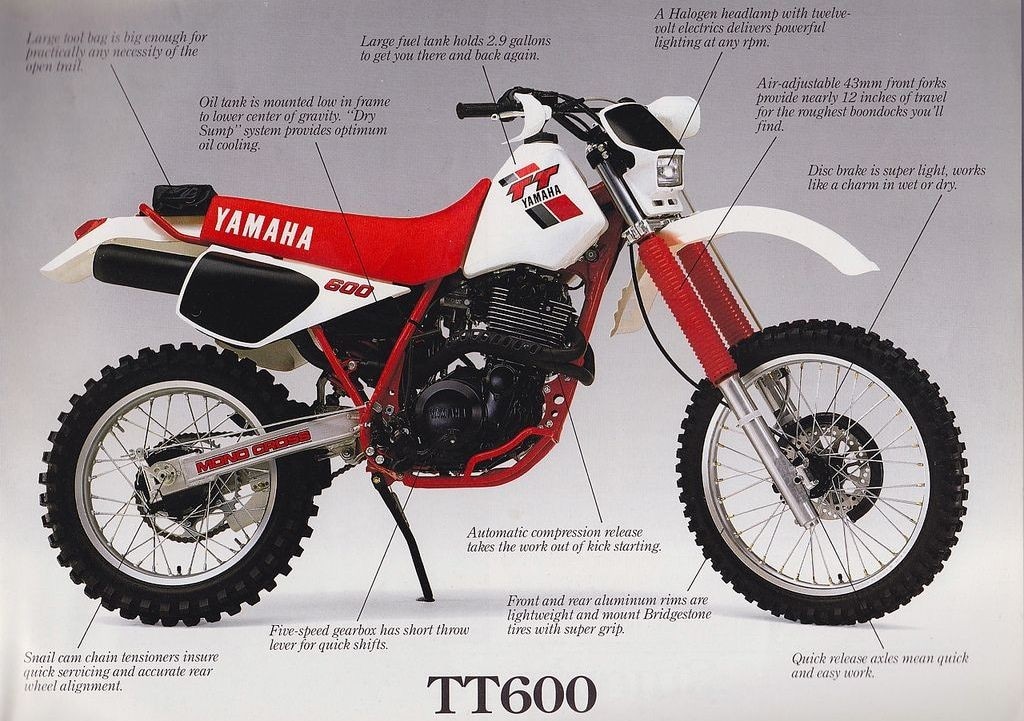 Yamaha TT 600, l’alternativa